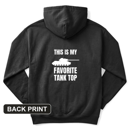 Favorite Tank Top Back Print Hoodie
