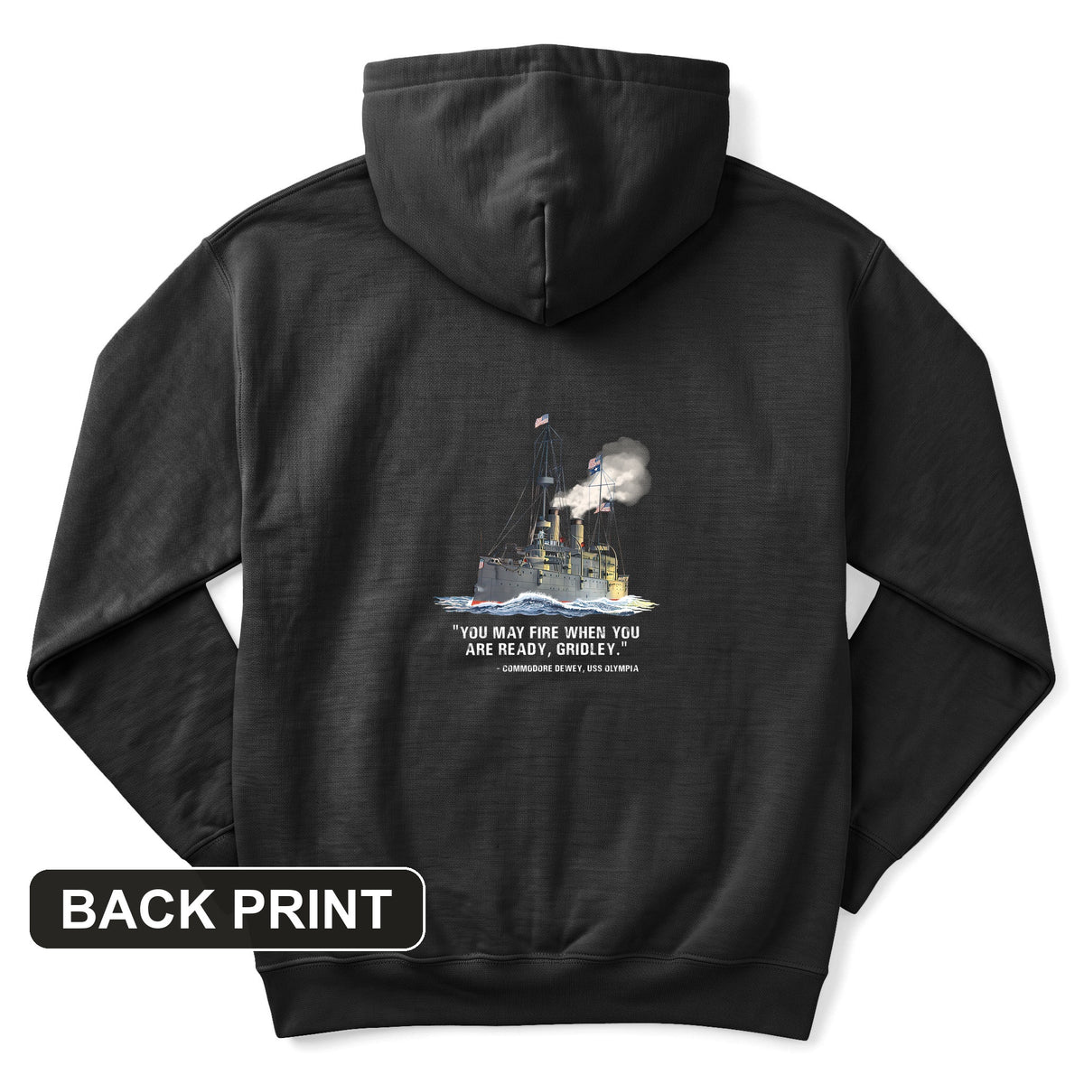 Fire When Ready Back Print Hoodie