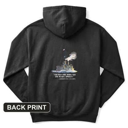 Fire When Ready Back Print Hoodie