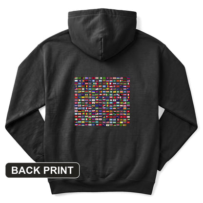 Flags of the World Back Print Hoodie