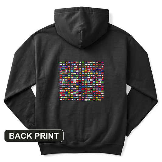 Flags of the World Back Print Hoodie