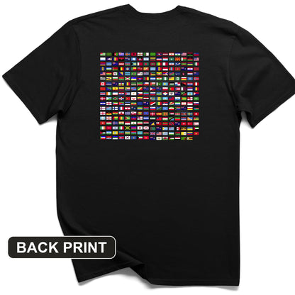 Flags of the World Back Print T-Shirt
