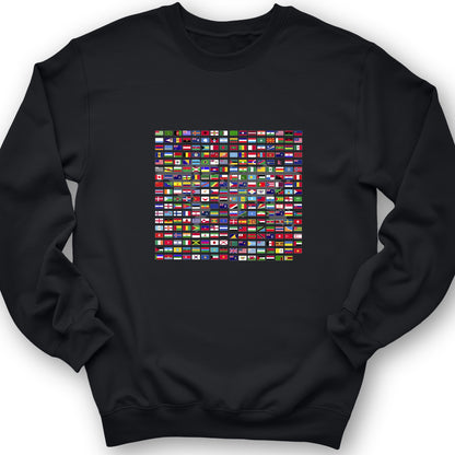 Flags of the World Crewneck