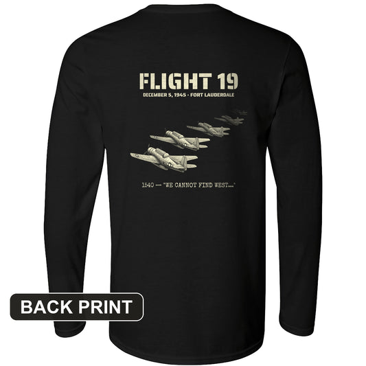 Flight 19 - Still Out There Back Print Long Sleeve T-Shirt