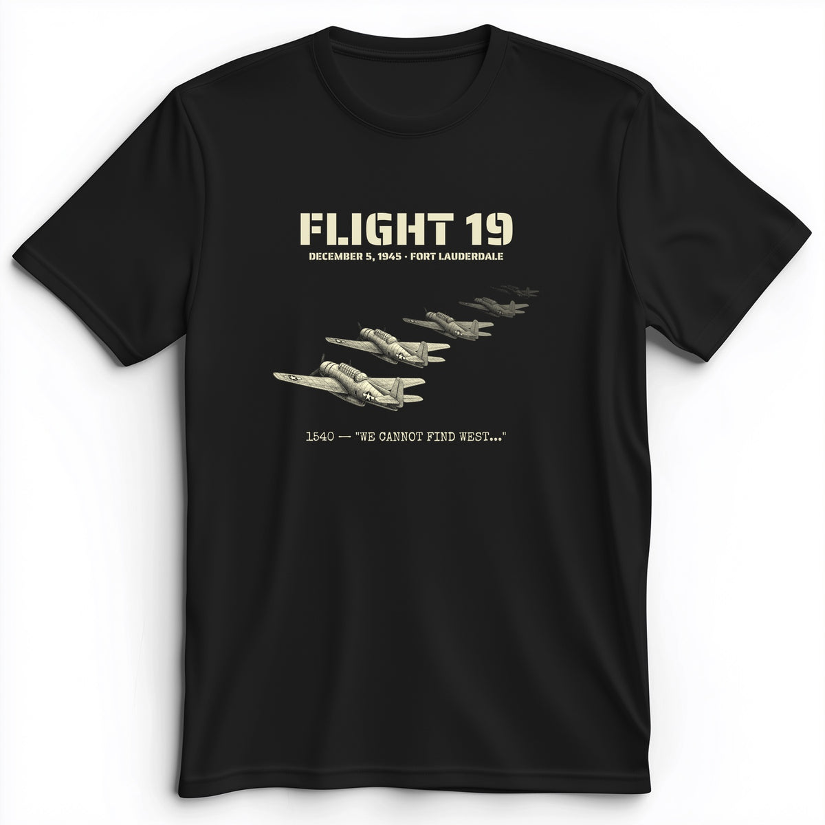 Flight 19 - Still Out There Premium Tee