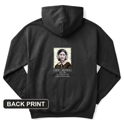 Florence Nightingale Back Print Hoodie