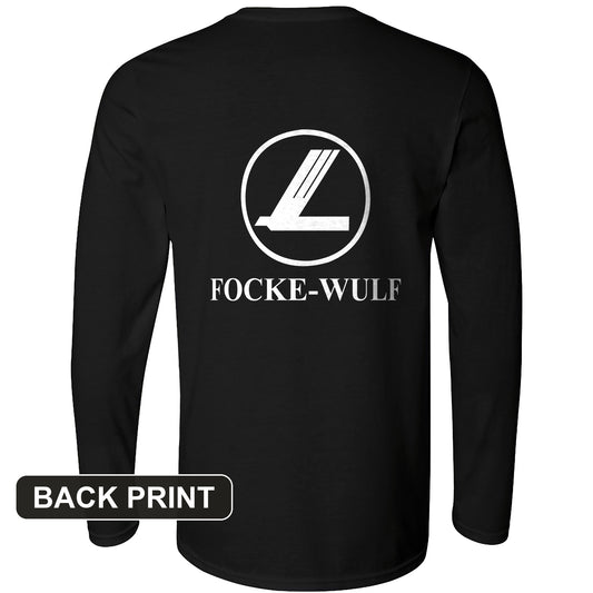 Focke-Wulf Back Print Long Sleeve T-Shirt