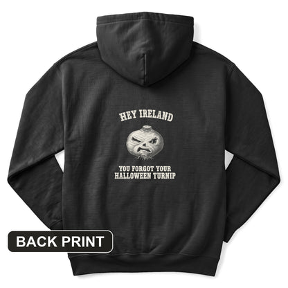 Forgot Your Halloween Turnip Back Print Hoodie