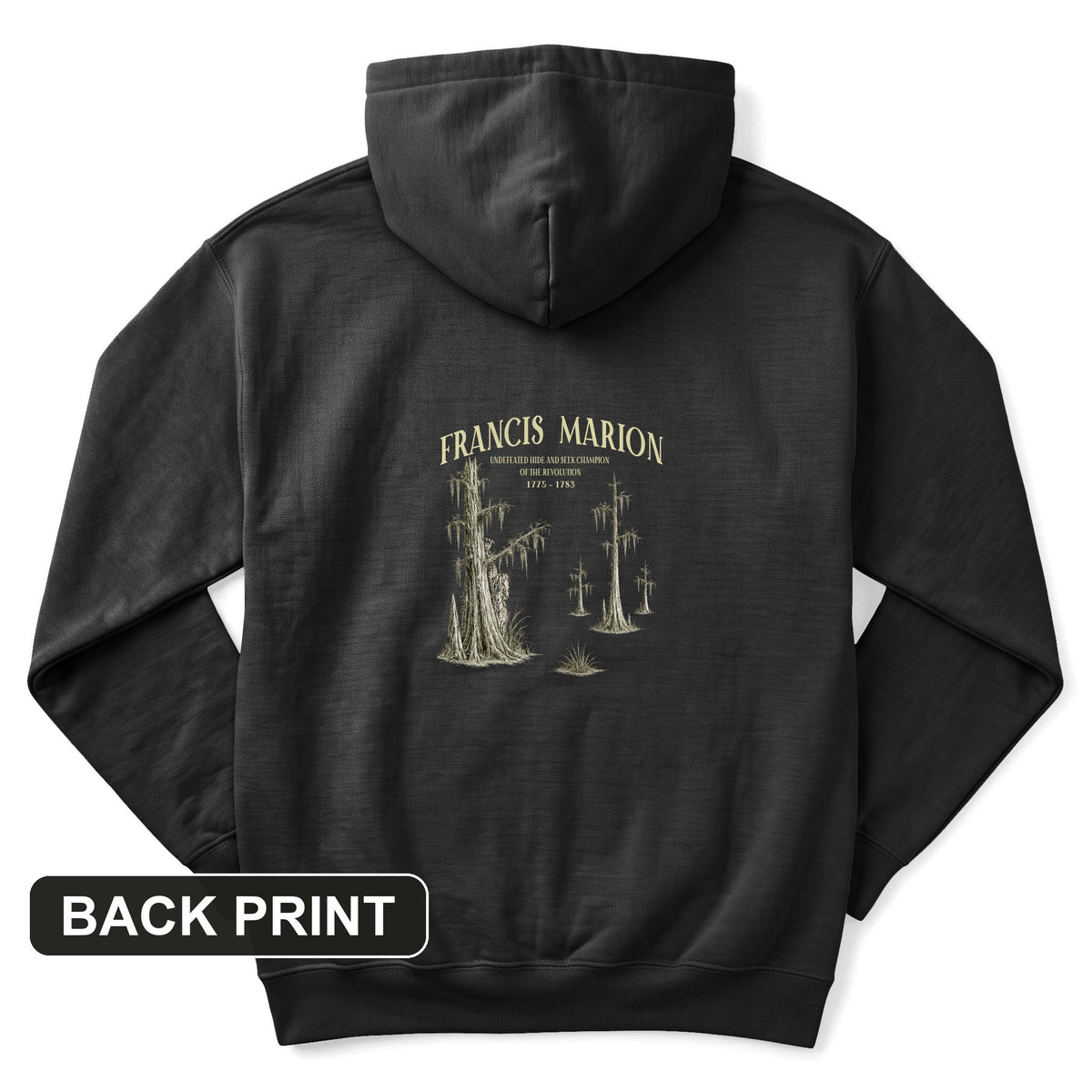 Francis Marion Back Print Hoodie