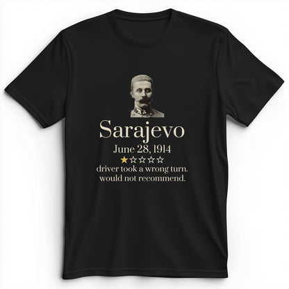 Franz Ferdinand Sarajevo One Star Review Premium Tee