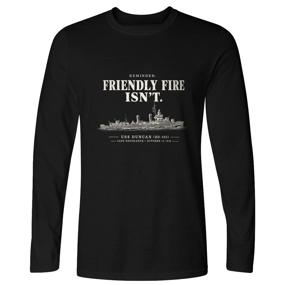 Friendly Fire Isn't Long Sleeve T-Shirt