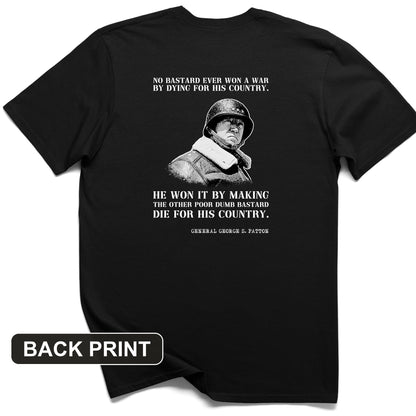 General Patton Back Print T-Shirt