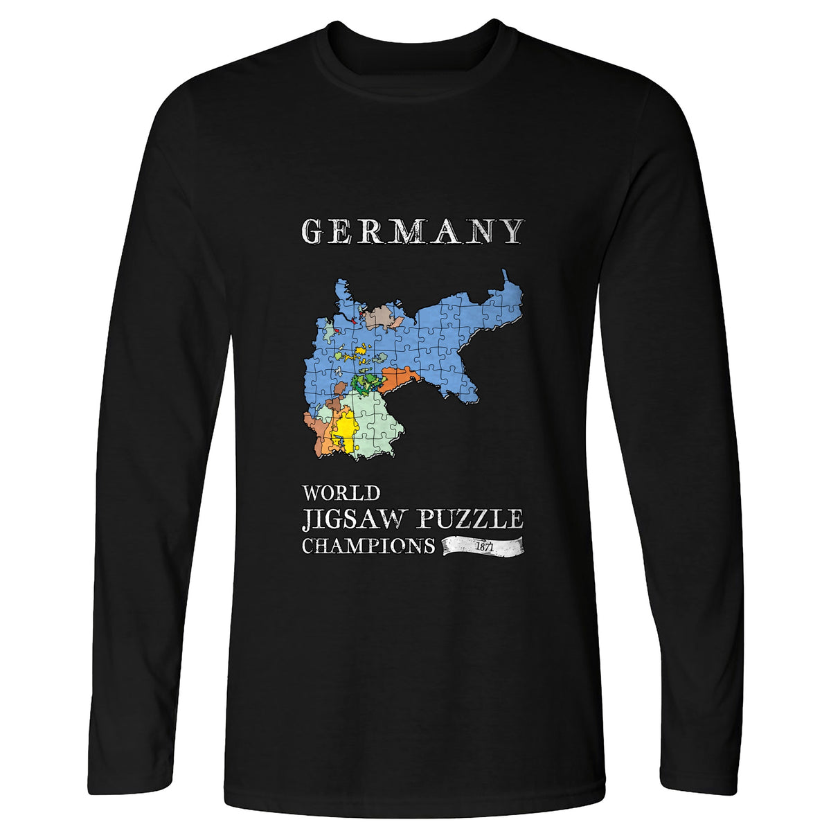 Germany Jigsaw Champion Long Sleeve T-Shirt