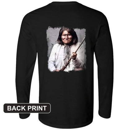 Geronimo Back Print Long Sleeve T-Shirt