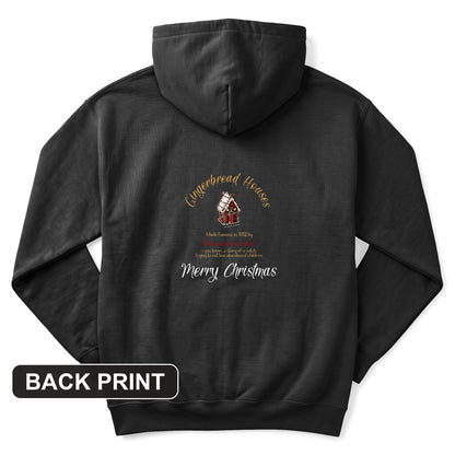 Gingerbread House Back Print Hoodie