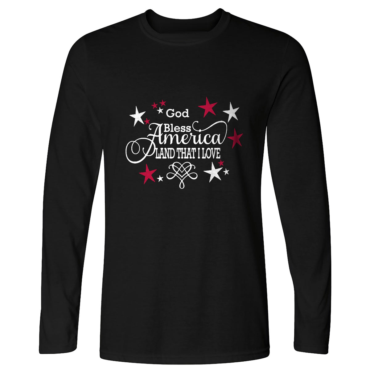 God Bless America Long Sleeve T-Shirt