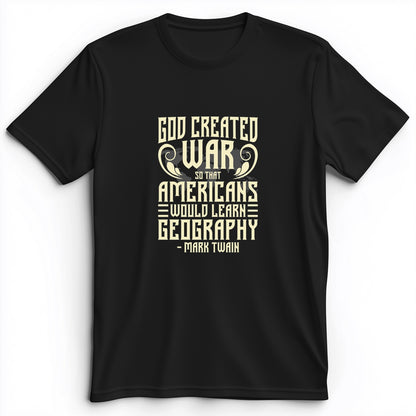 God Created War Premium Tee