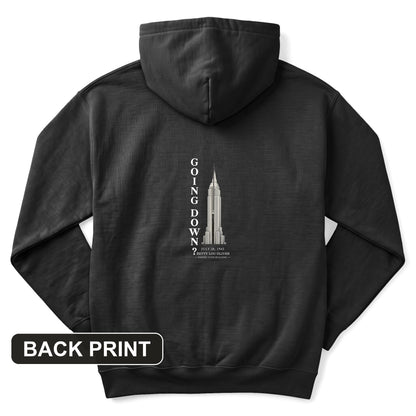 Going Down Back Print Hoodie