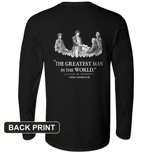 Greatest Man Back Print Long Sleeve T-Shirt