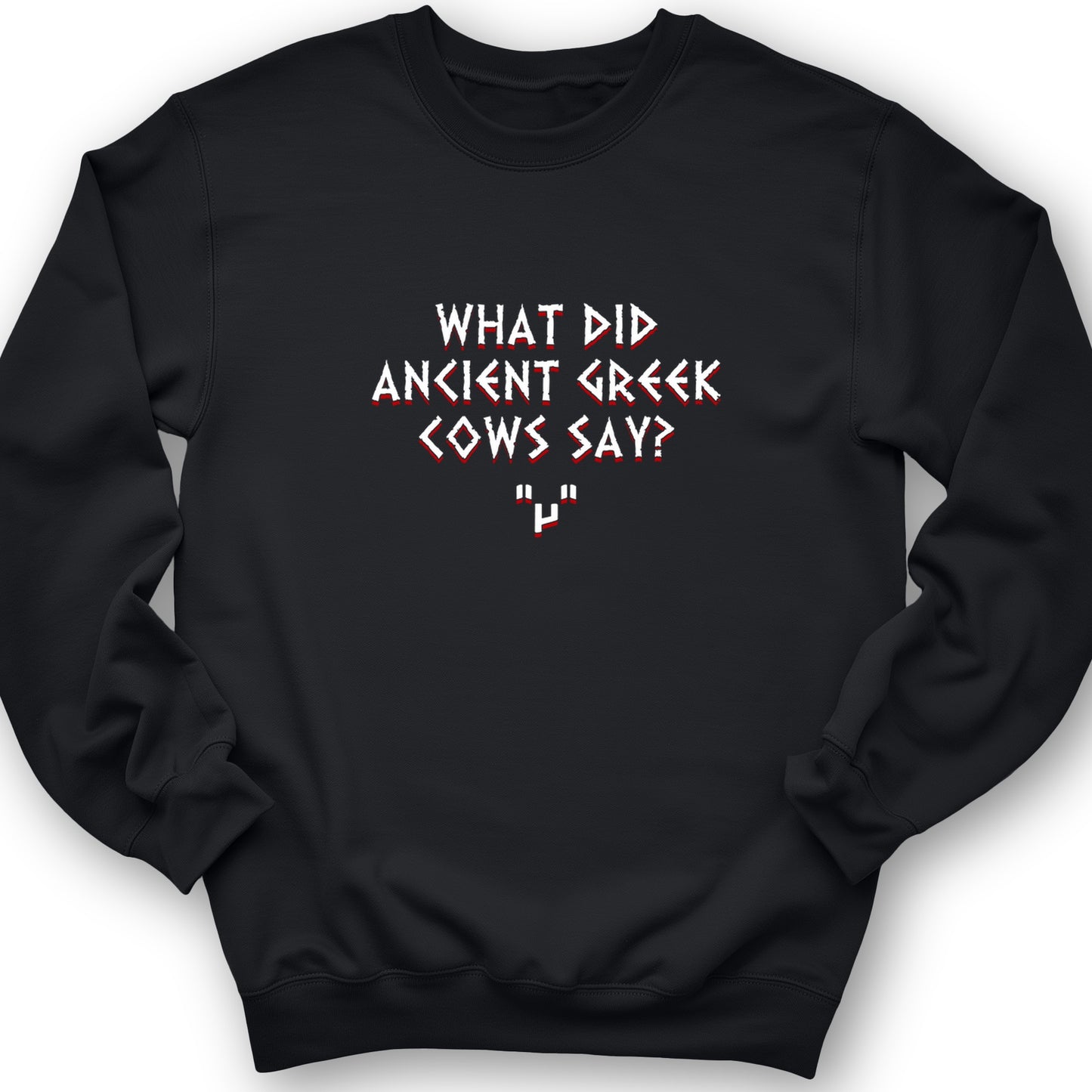 Greek Cows Crewneck