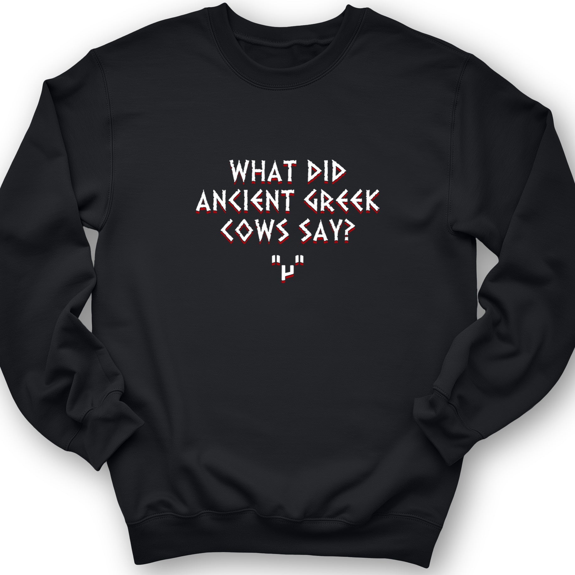 Greek Cows Crewneck