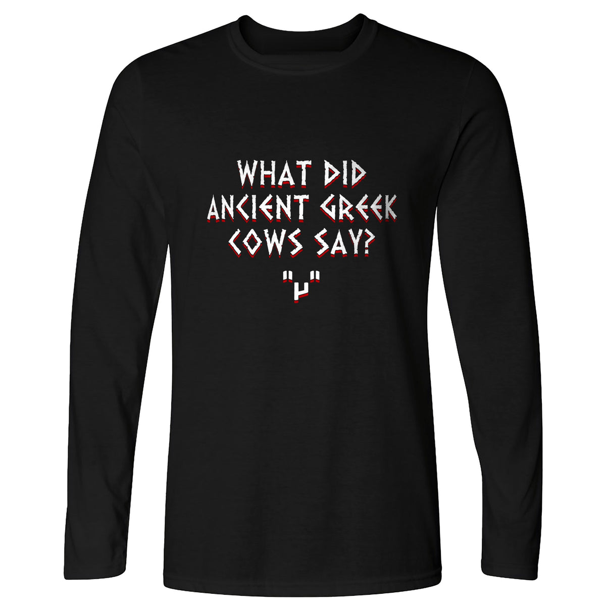 Greek Cows Long Sleeve T-Shirt
