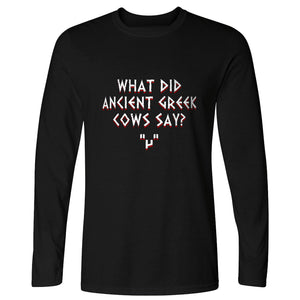 Greek Cows Long Sleeve T-Shirt