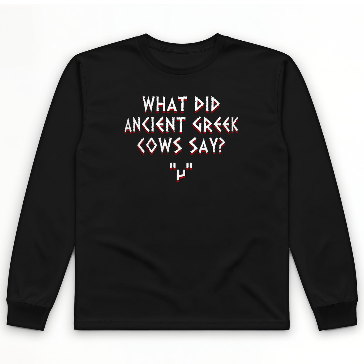 Greek Cows Long Sleeve T-Shirt