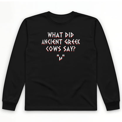 Greek Cows Long Sleeve T-Shirt