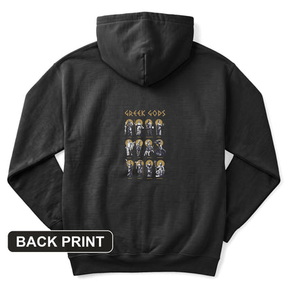 Greek Gods Back Print Hoodie