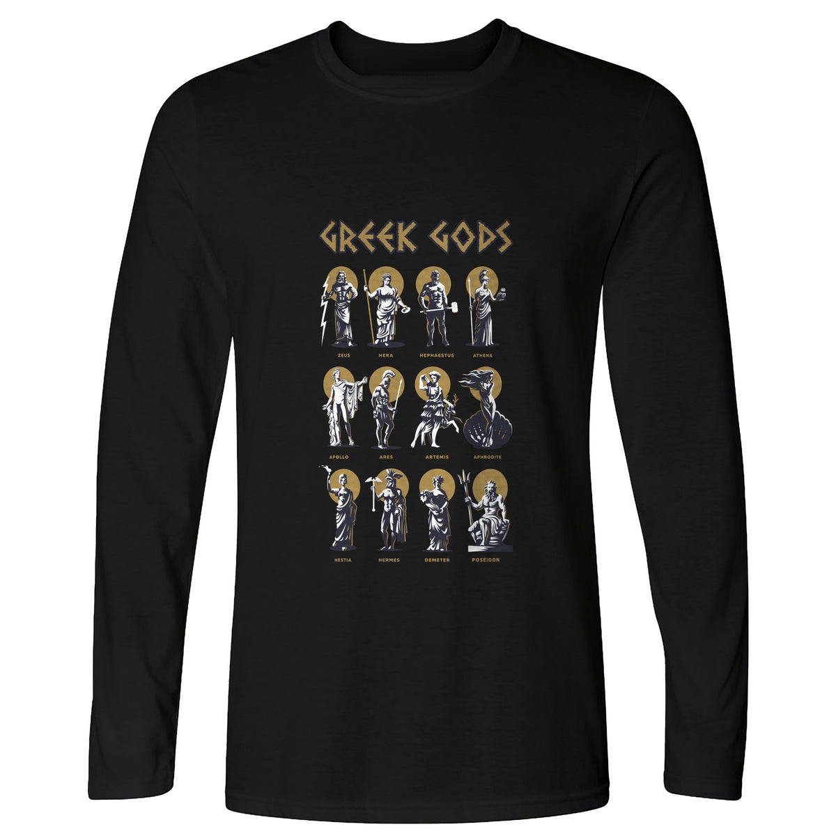 Greek Gods Long Sleeve T-Shirt