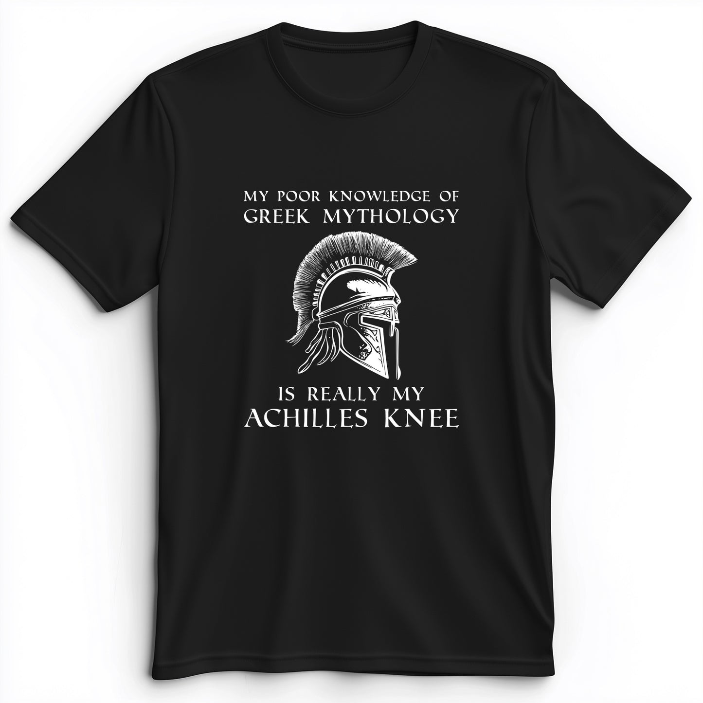 Greek Mythology Achilles Knee Premium Tee