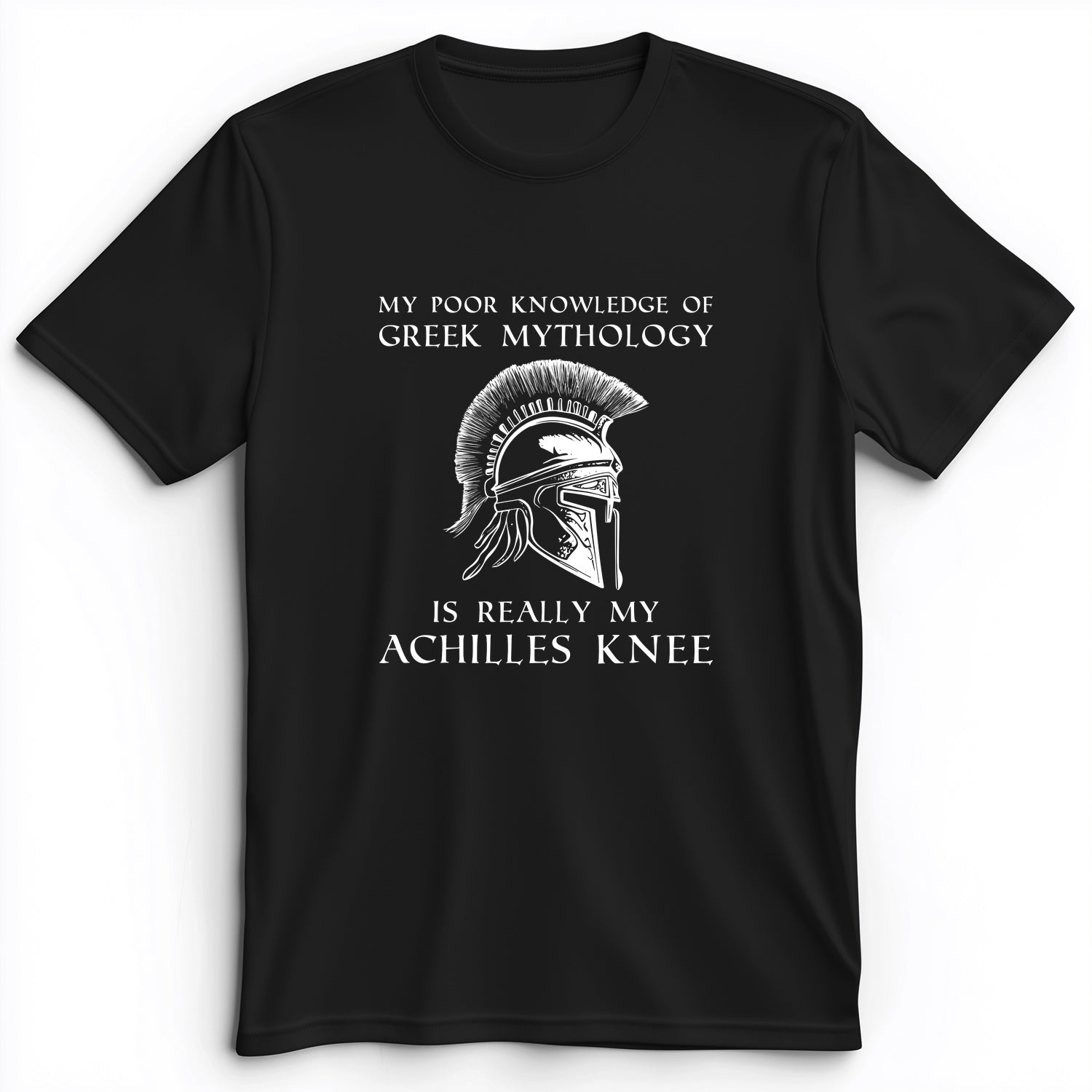 Greek Mythology Achilles Knee Premium Tee