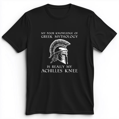 Greek Mythology Achilles Knee Premium Tee