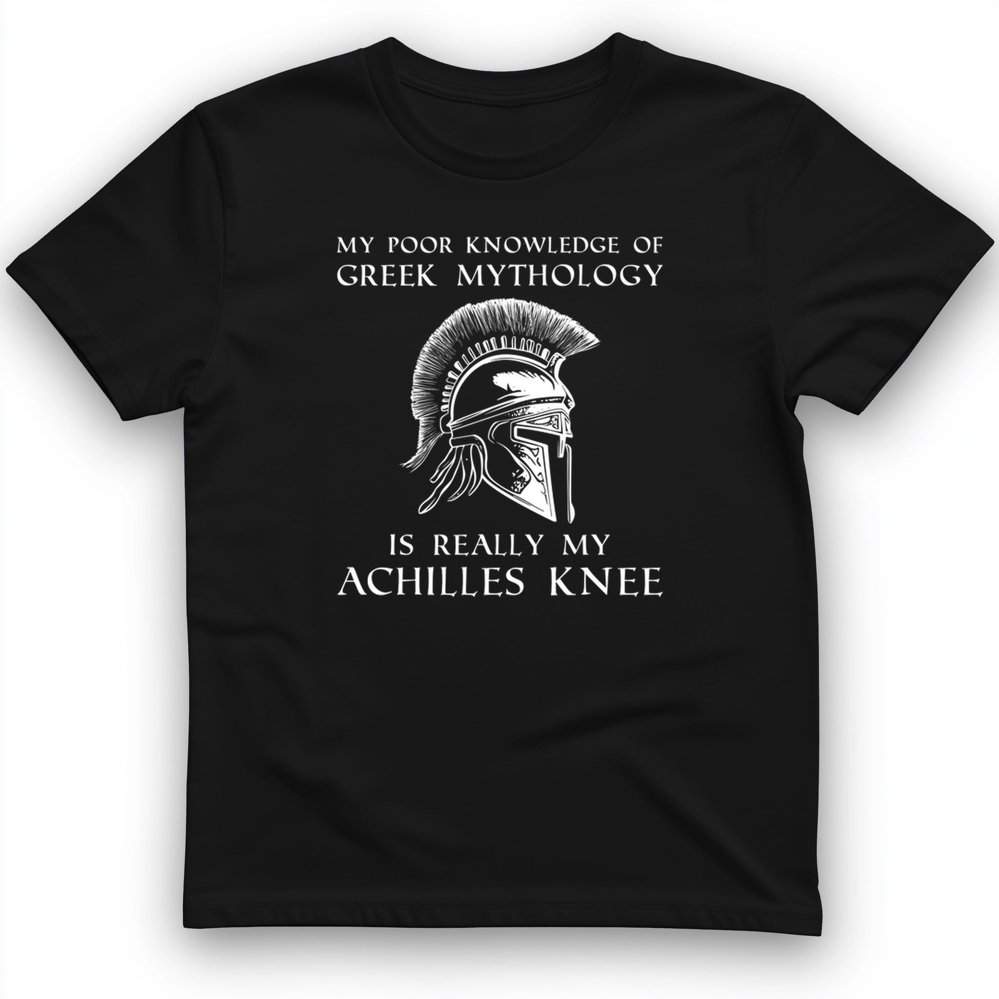 Greek Mythology Achilles Knee T-Shirt