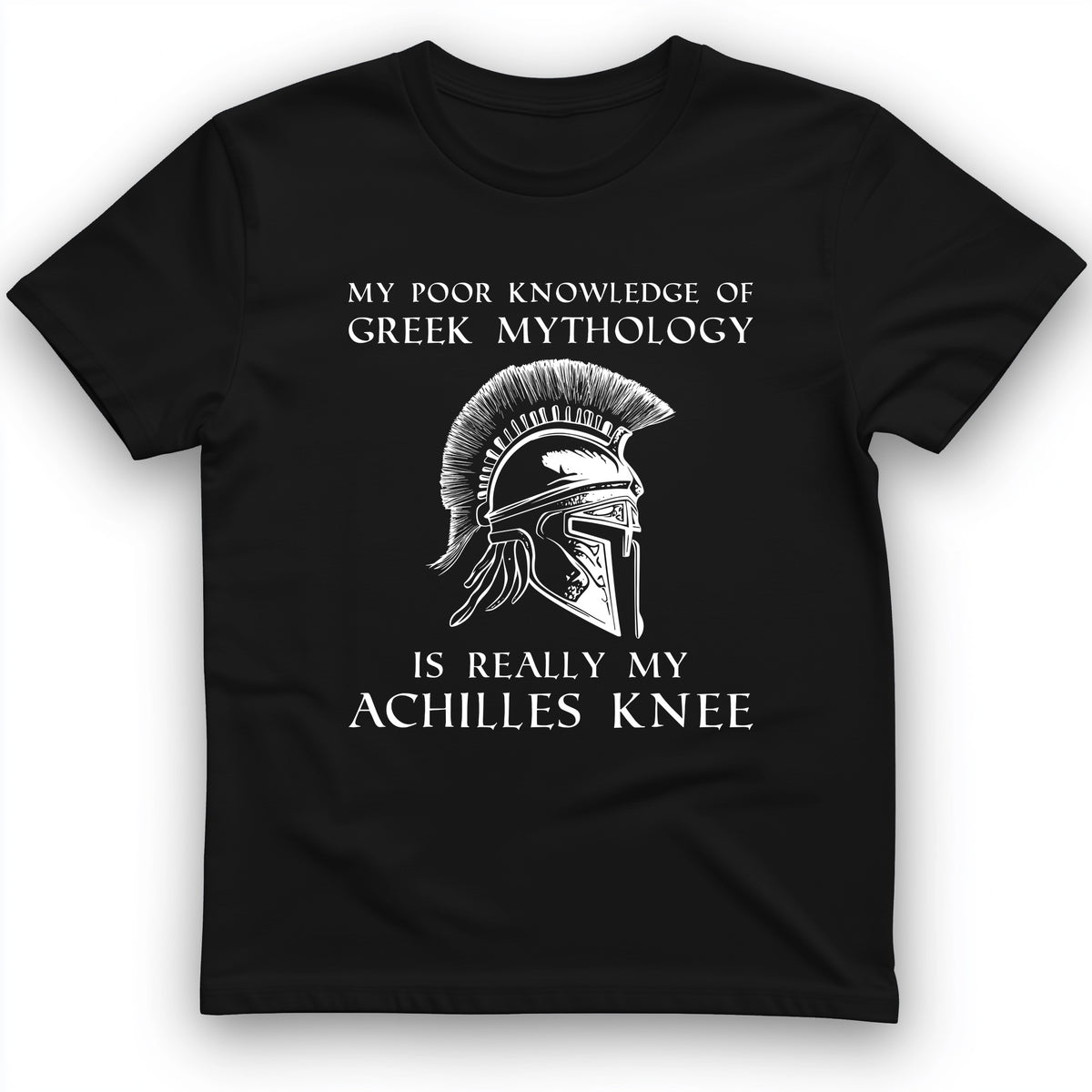 Greek Mythology Achilles Knee T-Shirt