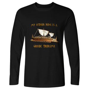 Greek Trireme Long Sleeve T-Shirt