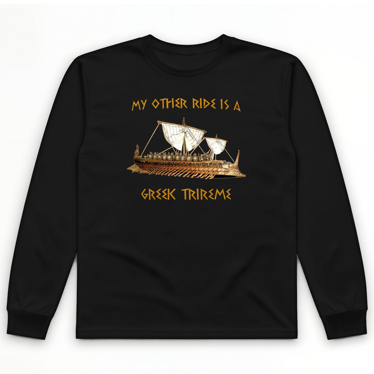 Greek Trireme Long Sleeve T-Shirt