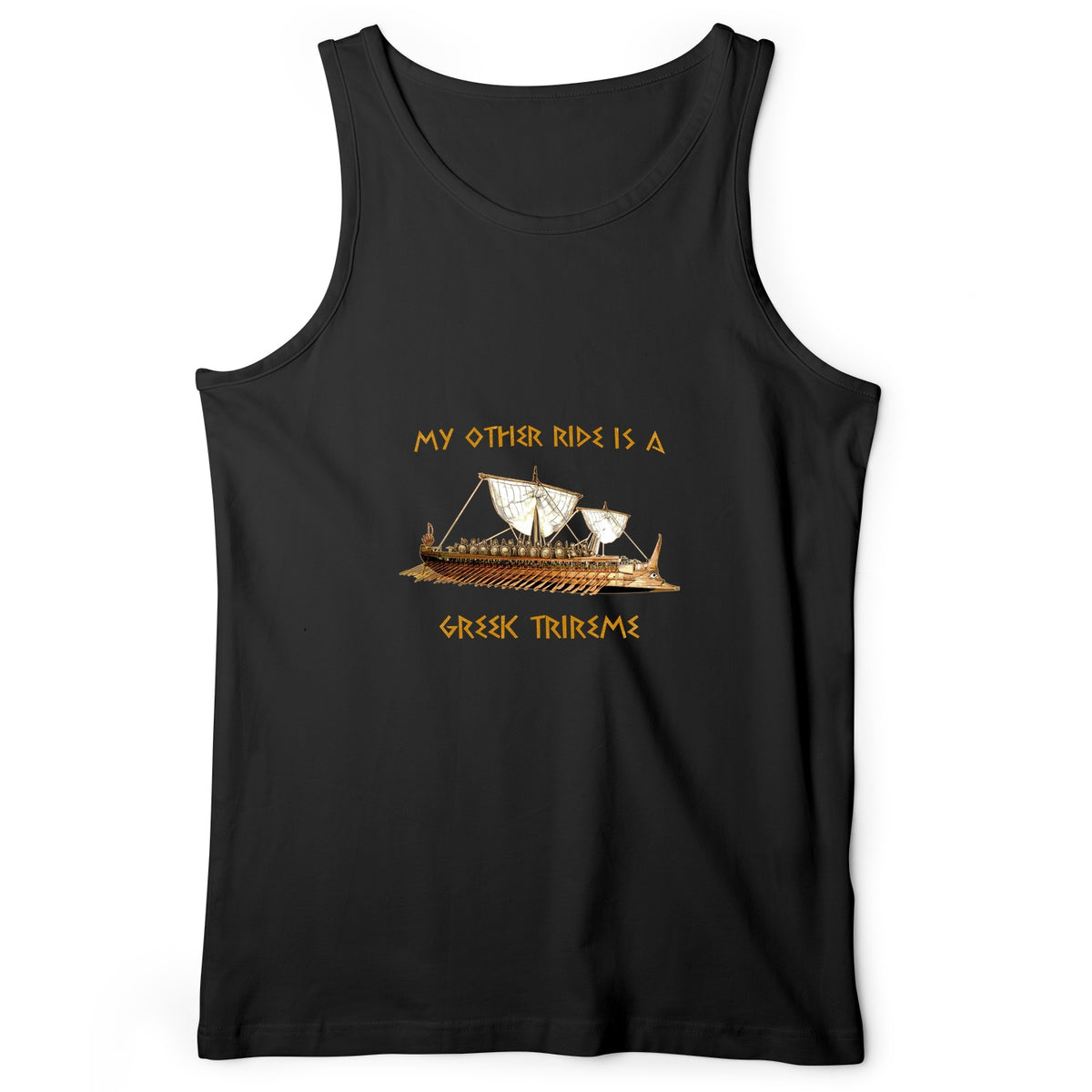 Greek Trireme Tank Top