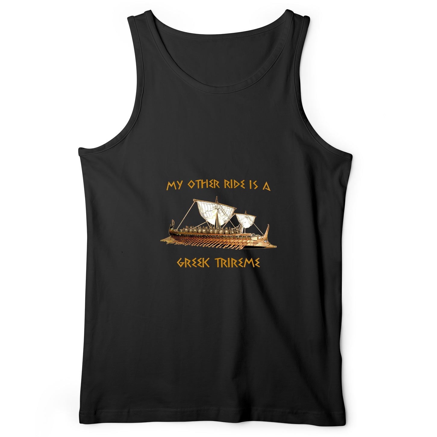 Greek Trireme Tank Top