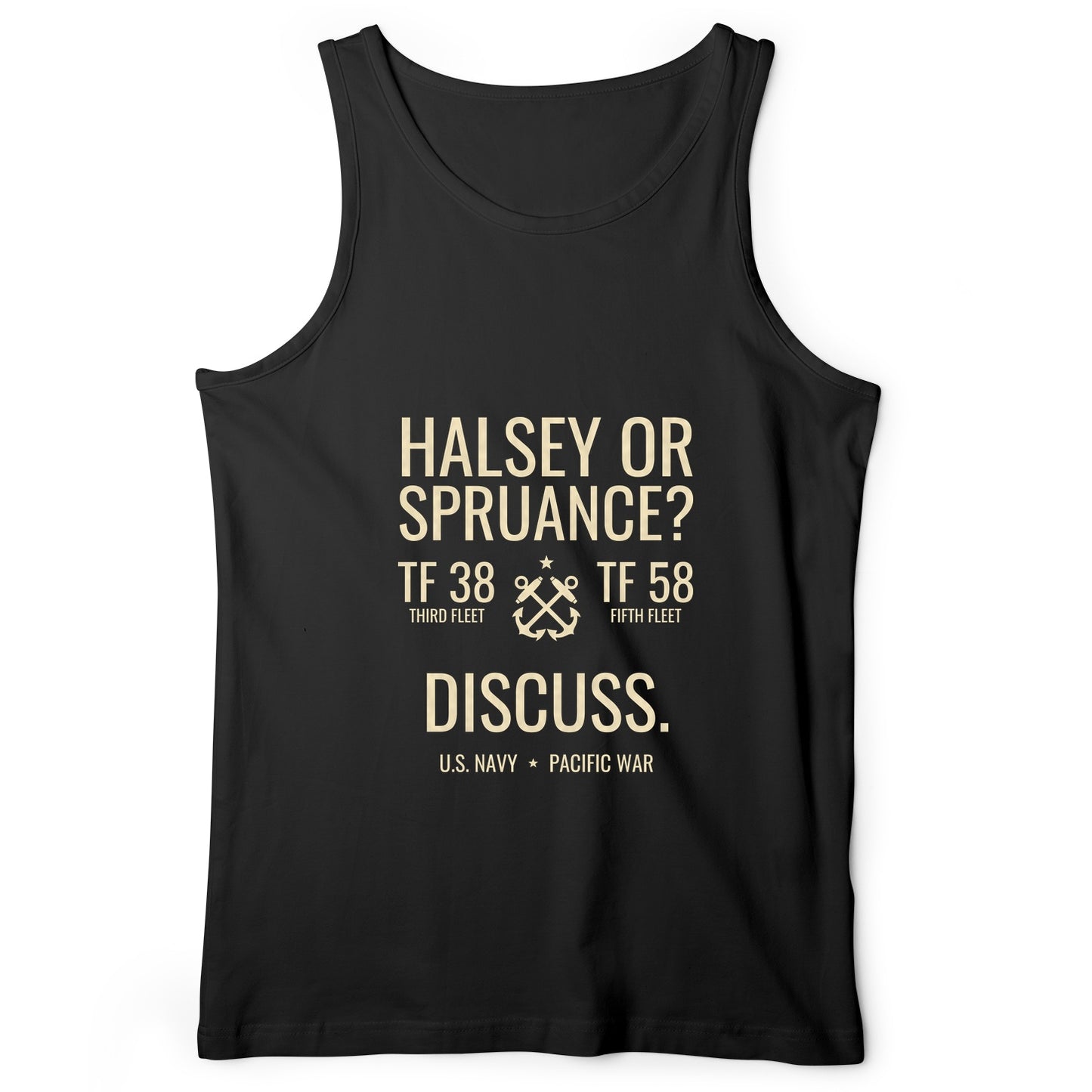 Halsey or Spruance Discuss Tank Top