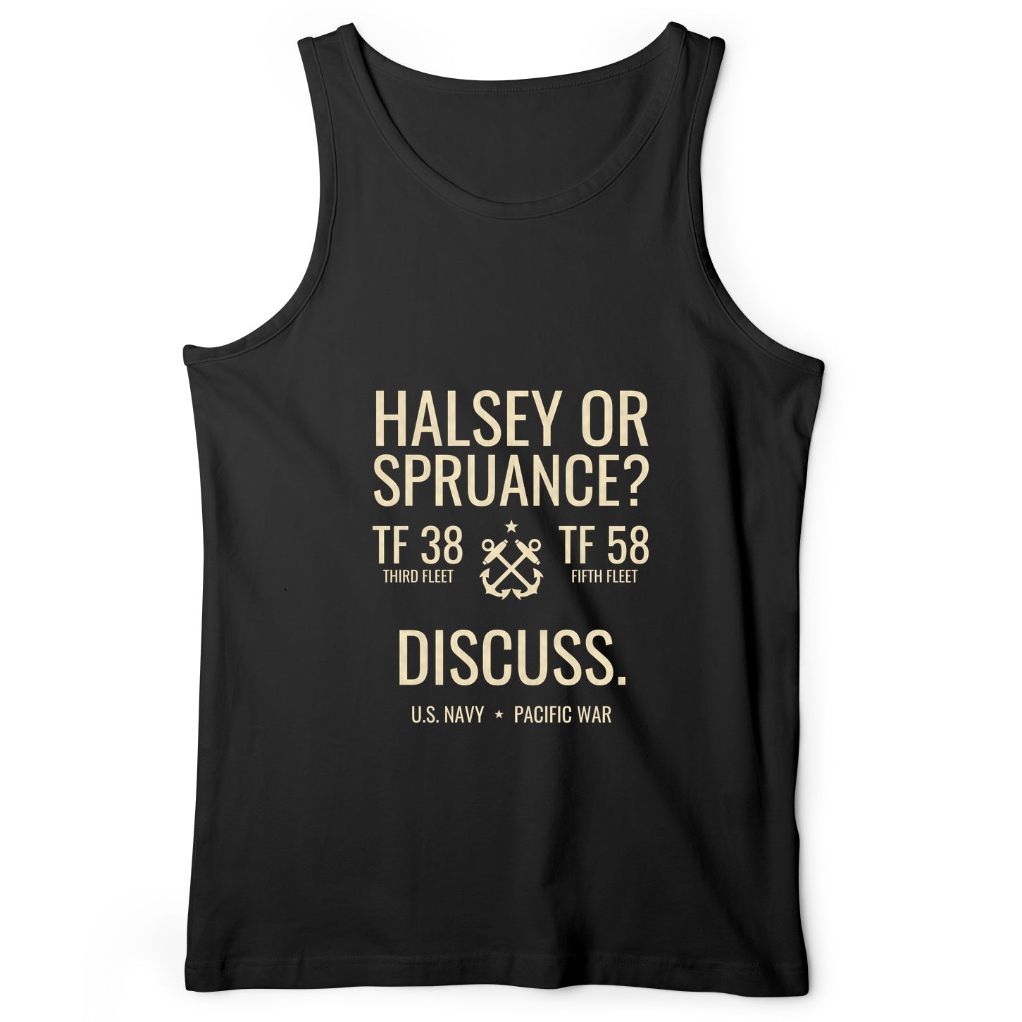 Halsey or Spruance Discuss Tank Top