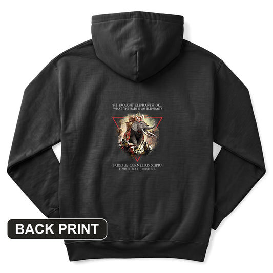 Hannibal Elephants Back Print Hoodie