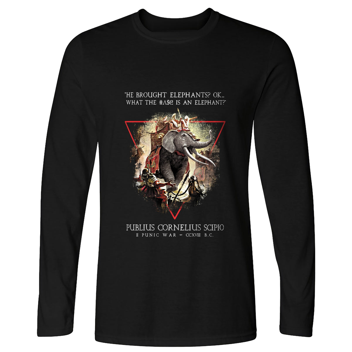 Hannibal Elephants Long Sleeve T-Shirt