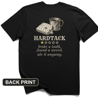 Hardtack One Star Review Back Print T-Shirt