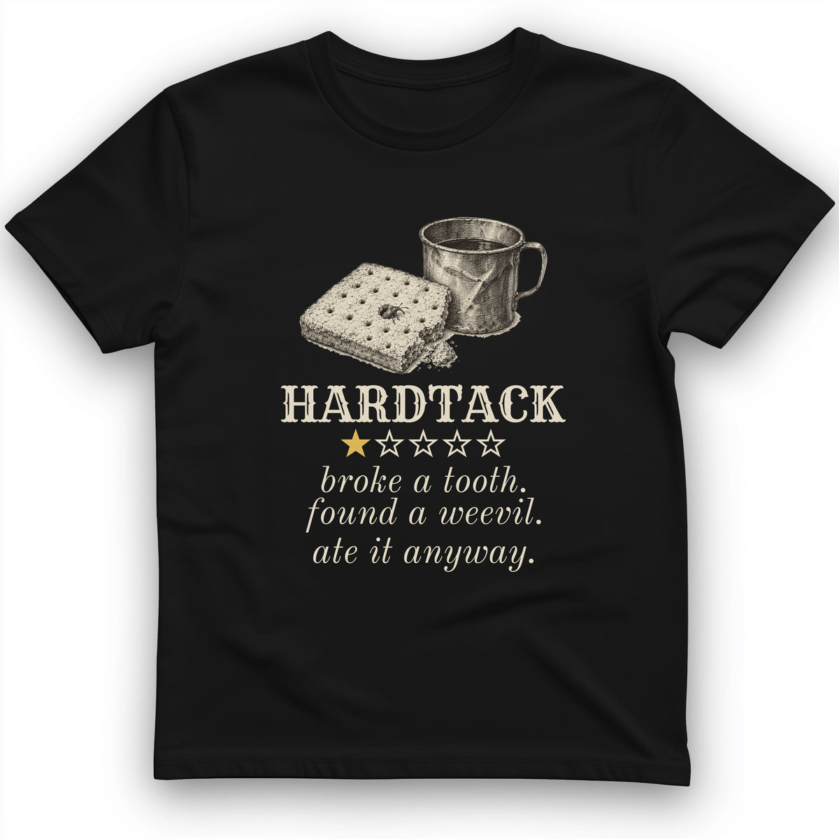 Hardtack One Star Review T-Shirt
