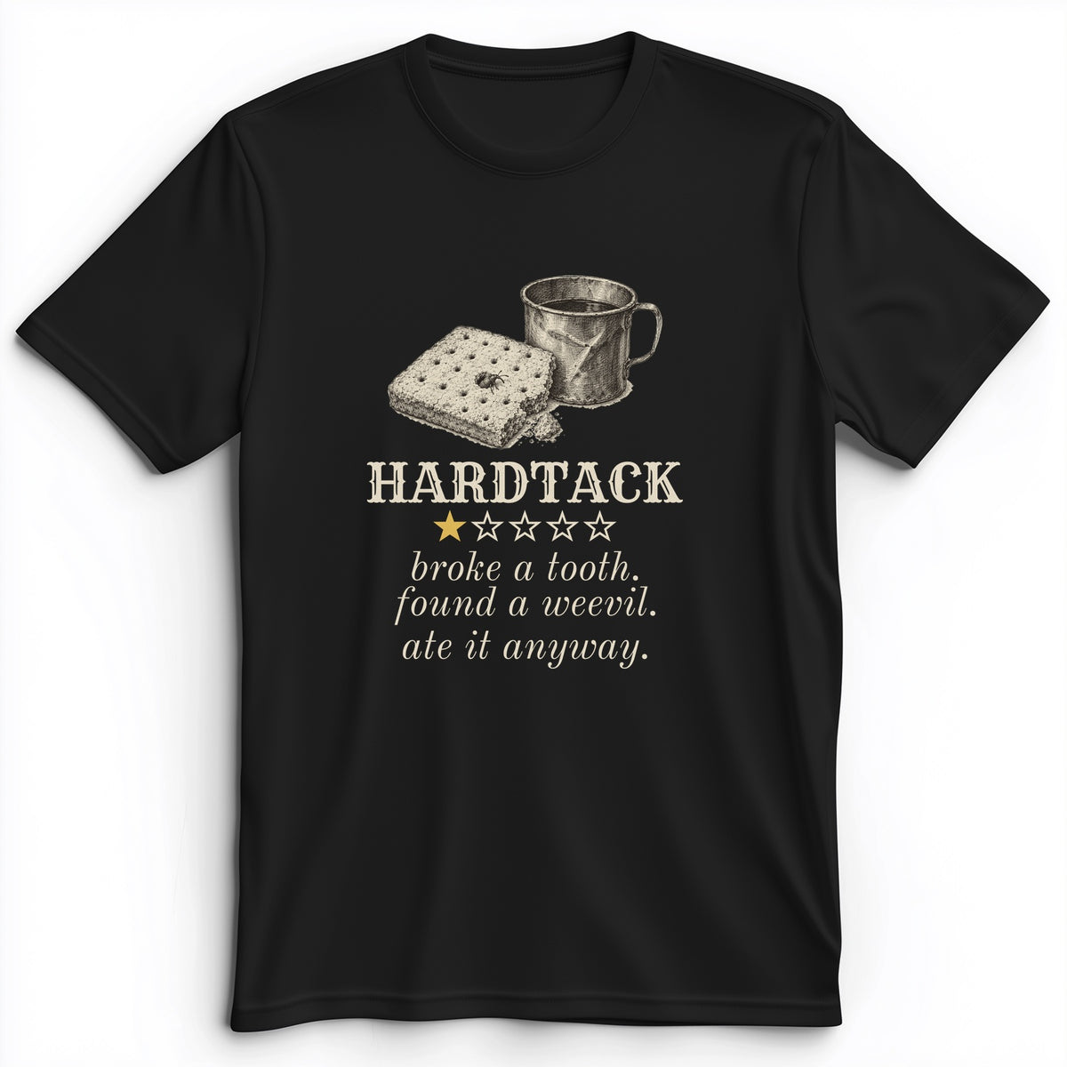 Hardtack One Star Review Premium Tee