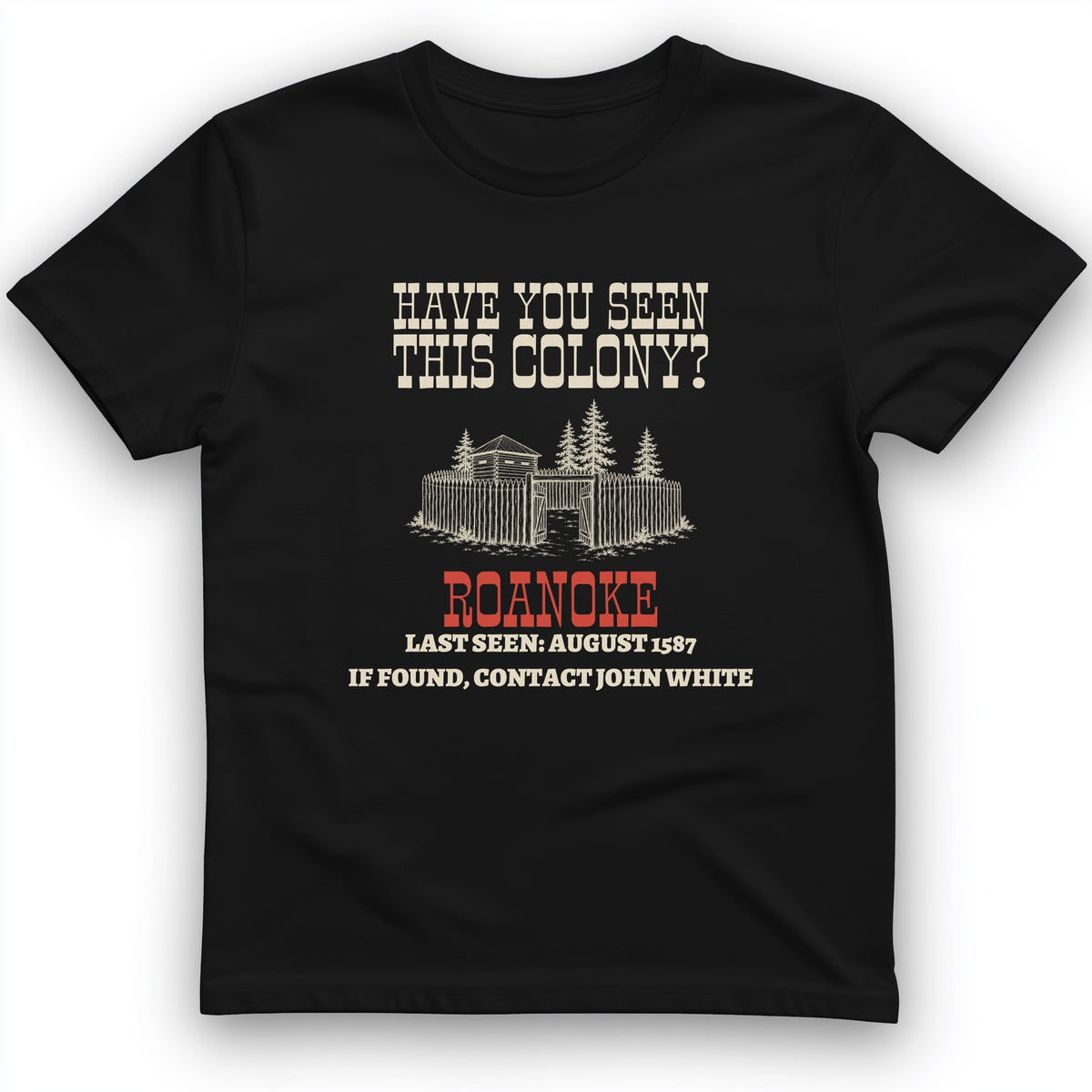 Have You Seen This Colony Roanoke T-Shirt