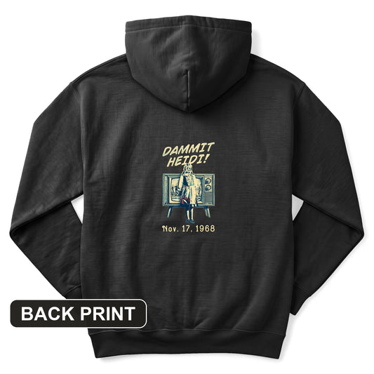 Heidi Bowl Back Print Hoodie
