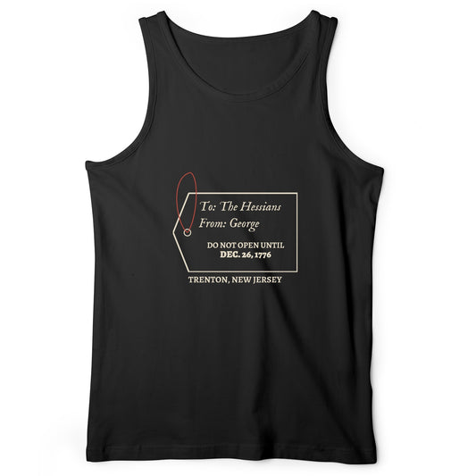Hessians Gift Tag Trenton 1776 Tank Top
